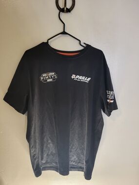 Black Graphic Racing Logo T-Shirt - Pinty's Series